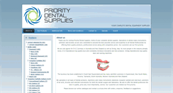 Desktop Screenshot of prioritydentalsupplies.com