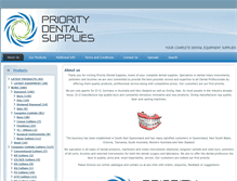 Tablet Screenshot of prioritydentalsupplies.com